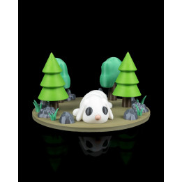 Lapin Blotti Dans Son Nid – Figurine Décorative & Porte-Clés