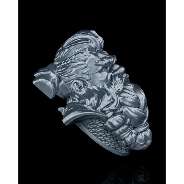 Glow Smith – Applique Murale Guerrier Nain Lumineux