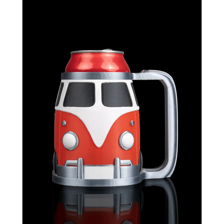 Porte-Canette Van Combi Rétro – Support Boisson Vintage