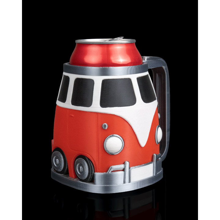 Porte-Canette Van Combi Rétro – Support Boisson Vintage