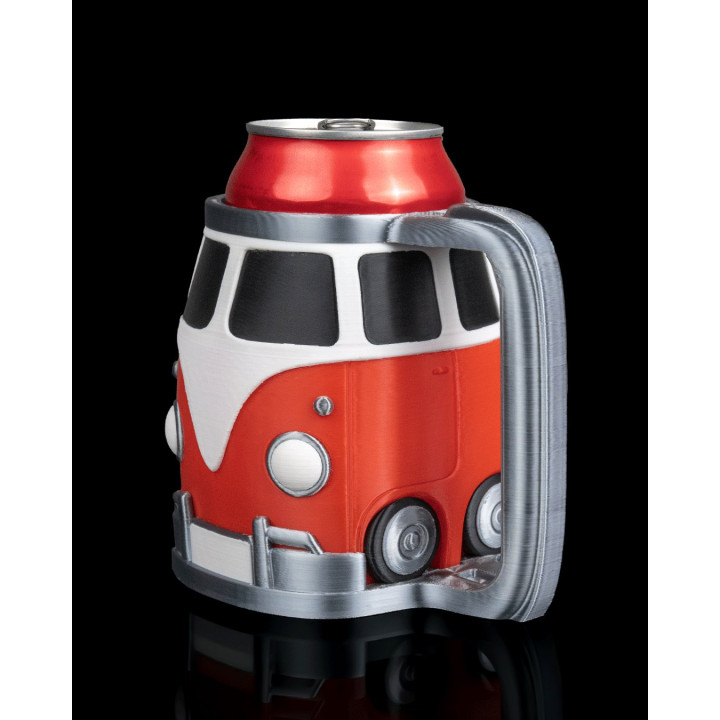 Porte-Canette Van Combi Rétro – Support Boisson Vintage