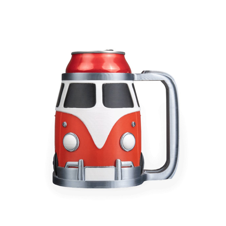 Porte-Canette Van Combi Rétro – Support Boisson Vintage