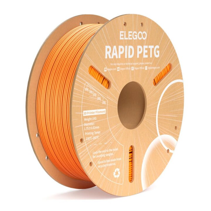 Elegoo - Rapid PETG - Orange - 1,75 mm - 1 kg | Maison Drabiec