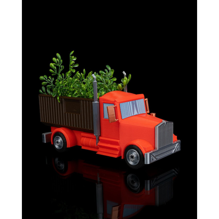 Pot De Fleurs Camion Américain – Jardinière Décorative Rétro