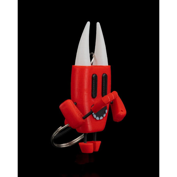 Evil One – Figurine Diable Articulée Porte-Clés | Made In Occitanie