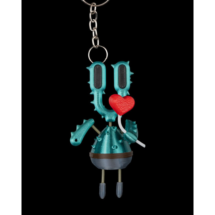 Pokey Monster – Porte-Clés Figurine Monstre Piquant Multicolore