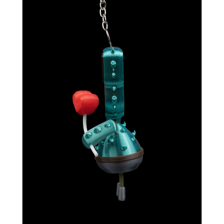 Pokey Monster – Porte-Clés Figurine Monstre Piquant Multicolore