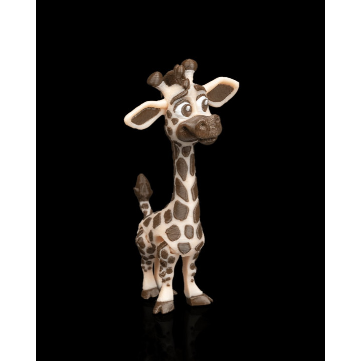 Duo De Girafes Rigolotes – Figurines Décoratives Multicolores