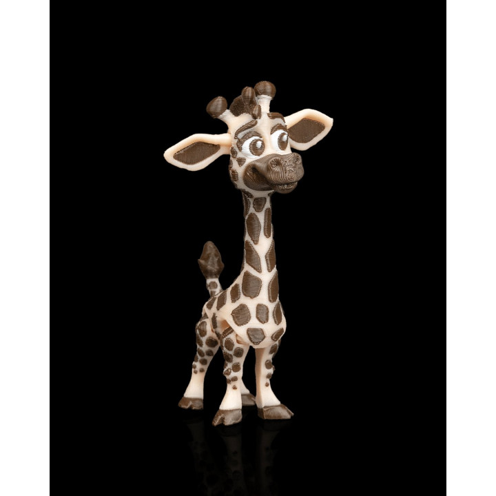 Duo De Girafes Rigolotes – Figurines Décoratives Multicolores