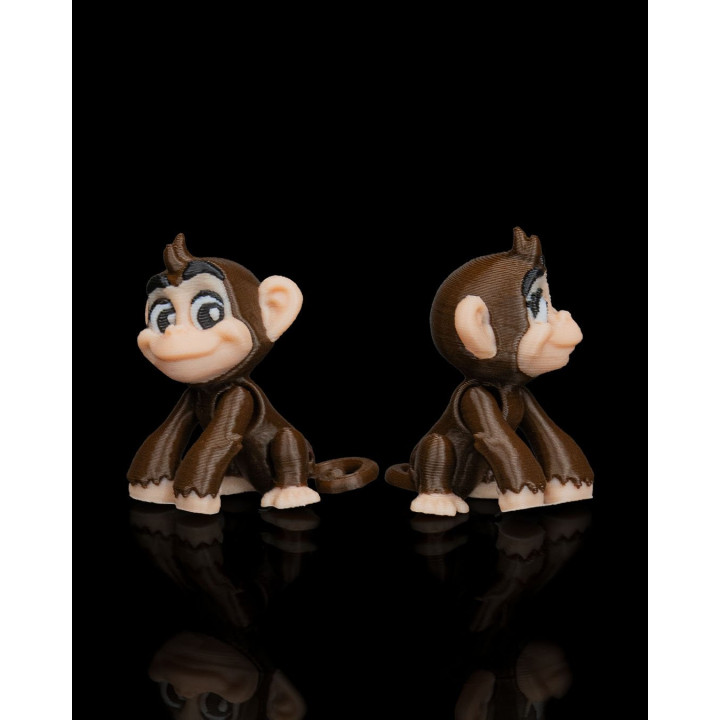 Duo De Singes Espiègle – Figurines Décoratives Made In Occitanie
