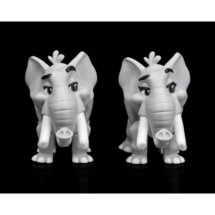 Duo De Figurines Éléphants Fantaisie – Décoration & Cadeau Original