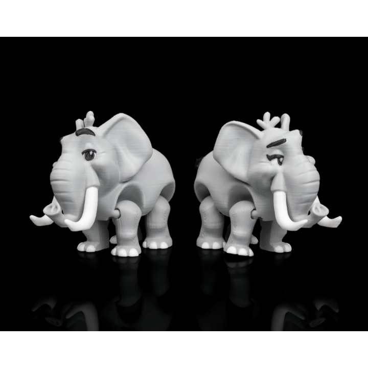 Duo De Figurines Éléphants Fantaisie – Décoration & Cadeau Original