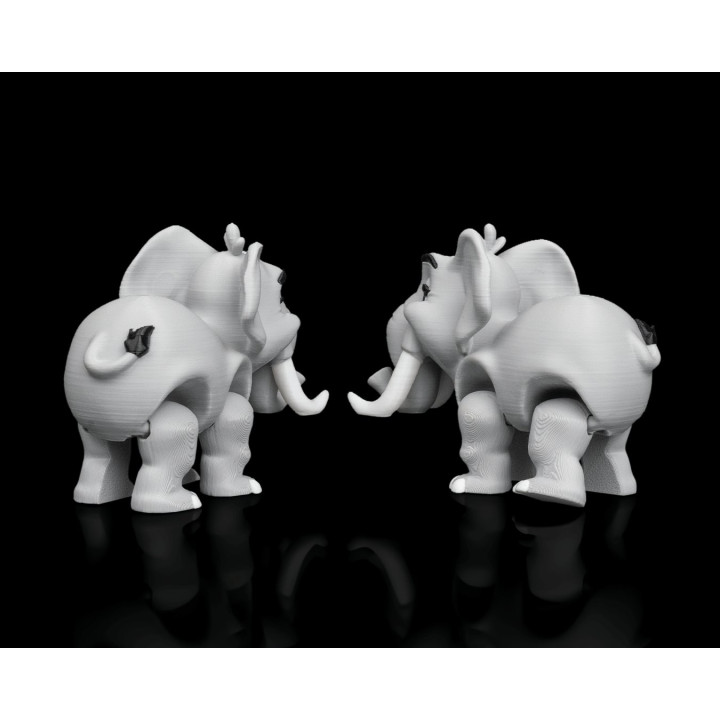 Duo De Figurines Éléphants Fantaisie – Décoration & Cadeau Original