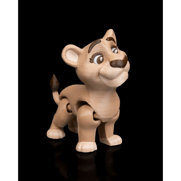 Duo De Lions Articulés – Figurines Décoratives Majestueux & Expressifs