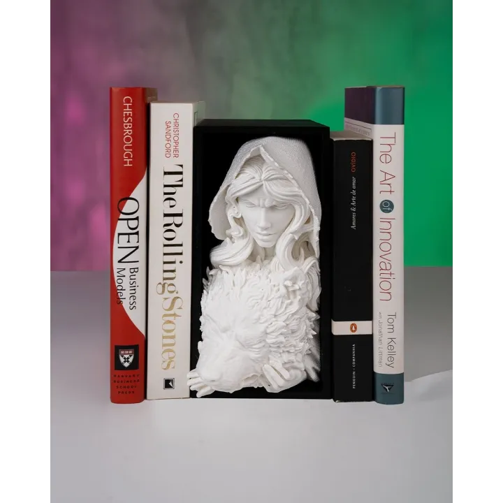 Serre-livres Chaperon Rouge – Sculpture Made in Occitanie