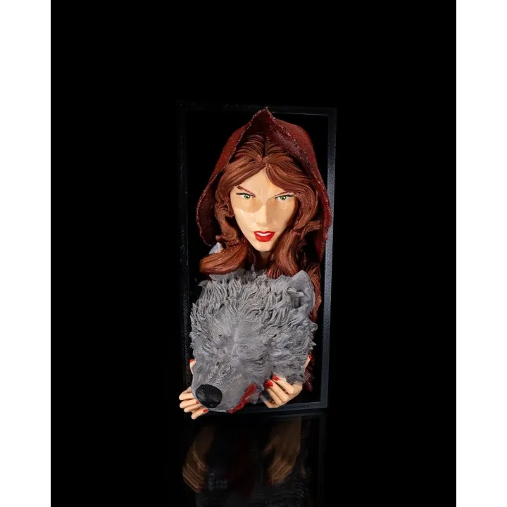 Serre-livres Chaperon Rouge – Sculpture Made in Occitanie