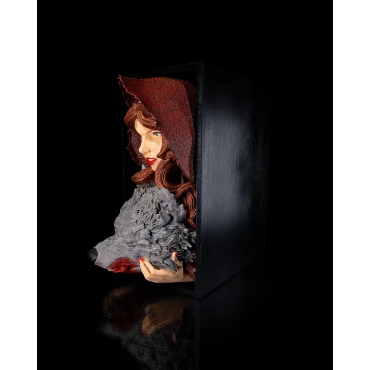 Serre-livres Chaperon Rouge – Sculpture Made in Occitanie