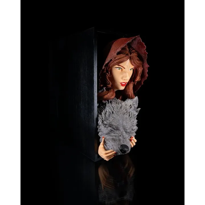 Serre-livres Chaperon Rouge – Sculpture Made in Occitanie