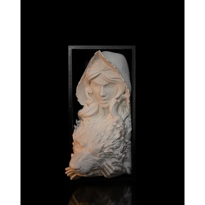 Serre-livres Chaperon Rouge – Sculpture Made in Occitanie