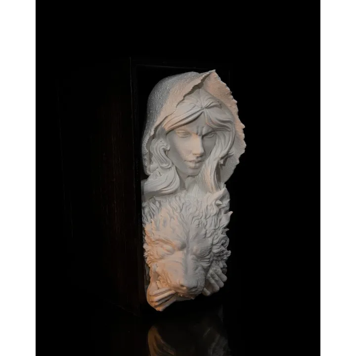 Serre-livres Chaperon Rouge – Sculpture Made in Occitanie