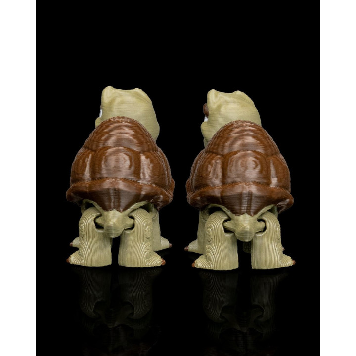 Duo De Tortues Rigolotes – Figurines Décoratives Faites Main En Occitanie