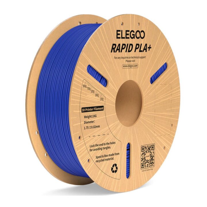 Elegoo - Rapid PLA+ - Bleu - 1,75 mm - 1 kg | Maison Drabiec