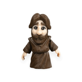 Noah – Figurine Miniature Barbu En Robe, Style Sage Mystique