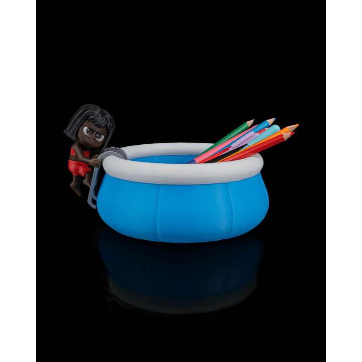 Vide-Poches Piscine Gonflable – Rangement Bureau Humour Made In Occitanie