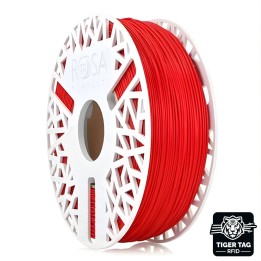 Rosa3D - ABS+ Rouge (Red) - 1,75 mm - 1 kg avec RFID TigerTag | Espace