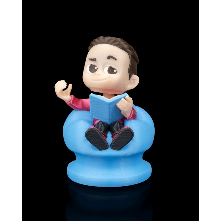 Figurine Range-Câbles "Hold That Thought" – Organisateur De Bureau Original