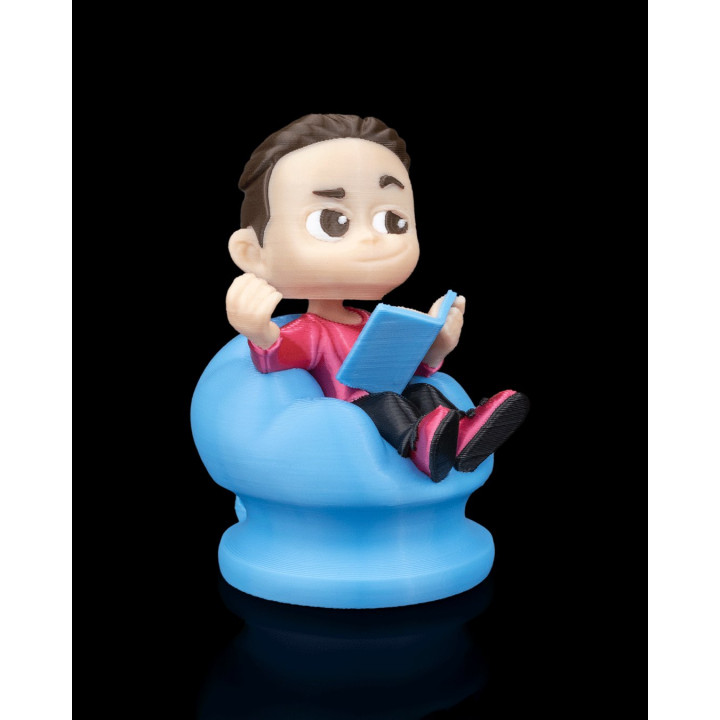 Figurine Range-Câbles "Hold That Thought" – Organisateur De Bureau Original