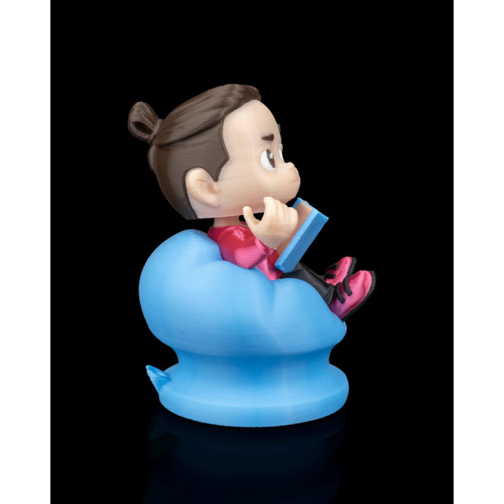 Figurine Range-Câbles "Hold That Thought" – Organisateur De Bureau Original