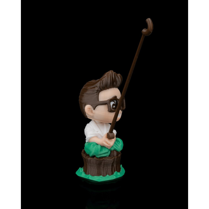 Porte-Sachet De Thé Pêcheur – Figurine Décorative Amusante