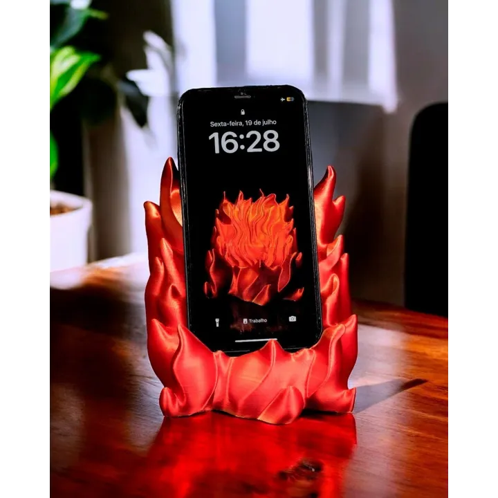 Support Téléphone Flammes – Rem-Ember-Ance