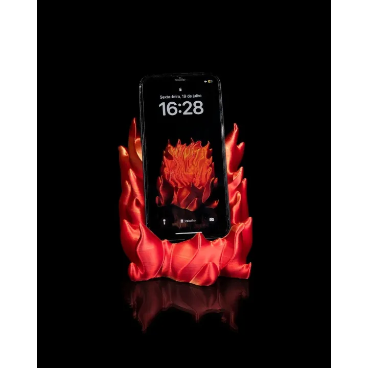 Support Téléphone Flammes – Rem-Ember-Ance