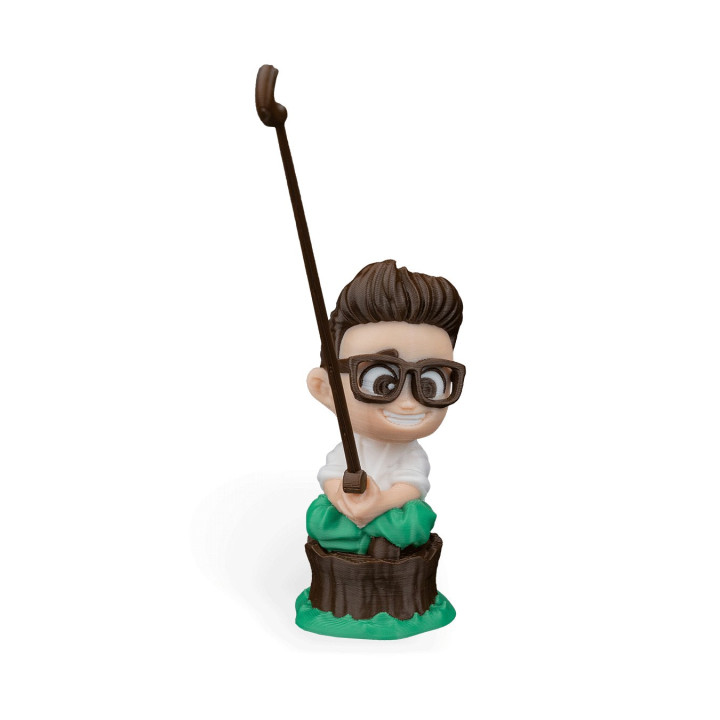 Porte-Sachet De Thé Pêcheur – Figurine Décorative Amusante