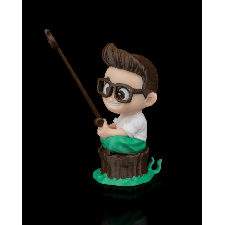 Pêcheur De Câbles – Range-Câble Usb Figurine Humoristique