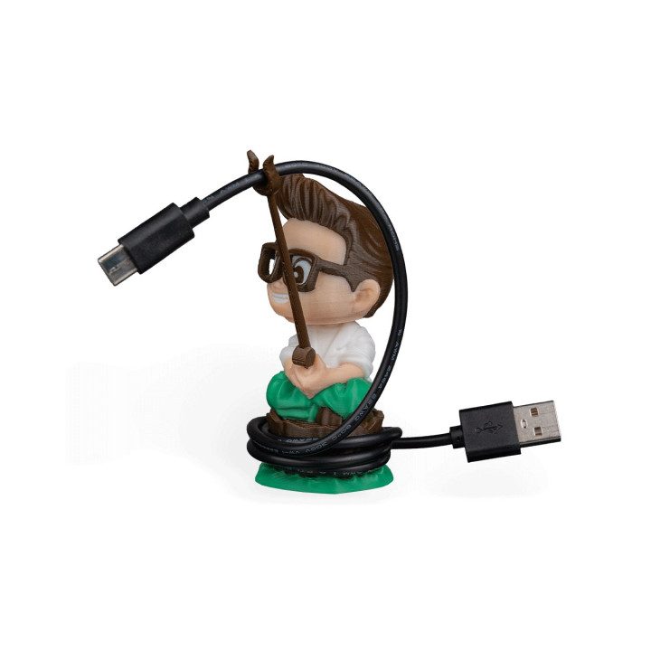 Pêcheur De Câbles – Range-Câble Usb Figurine Humoristique