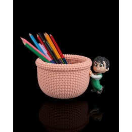 Coupe Rangement Crochet Avec Figurine Magnétique – Stitch Stash Trinket Dish