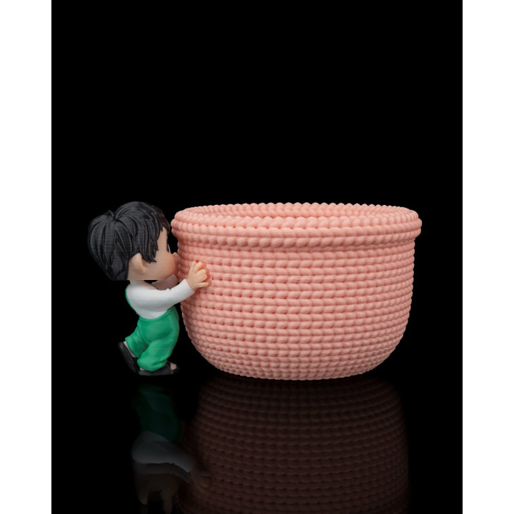 Coupe Rangement Crochet Avec Figurine Magnétique – Stitch Stash Trinket Dish