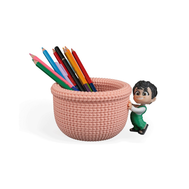 Coupe Rangement Crochet Avec Figurine Magnétique – Stitch Stash Trinket Dish