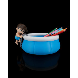 Vide-Poche Piscine Gonflable & Baigneur – Organisateur De Bureau Funky