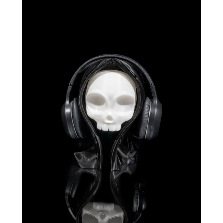 Support Casque Tête de Mort Faucheuse – Made in Occitanie