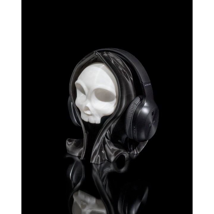 Support Casque Tête de Mort Faucheuse – Made in Occitanie