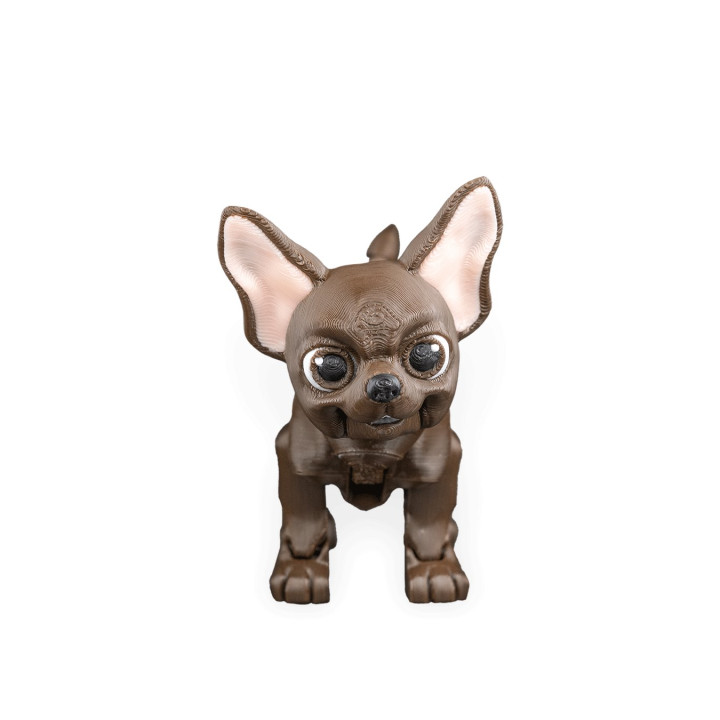 Lupe Le Chihuahua – Figurine Articulée Haute Attitude