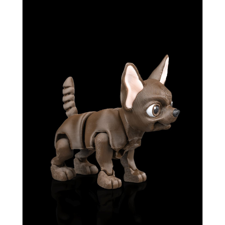 Lupe Le Chihuahua – Figurine Articulée Haute Attitude