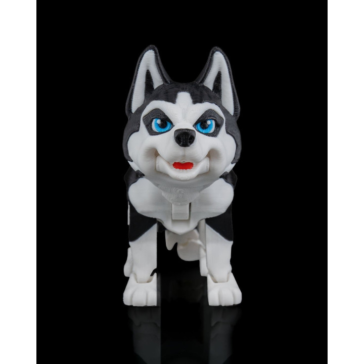 Maya Le Husky – Figurine Articulée Chien Loup