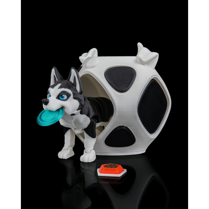 Maya Le Husky – Figurine Articulée Chien Loup