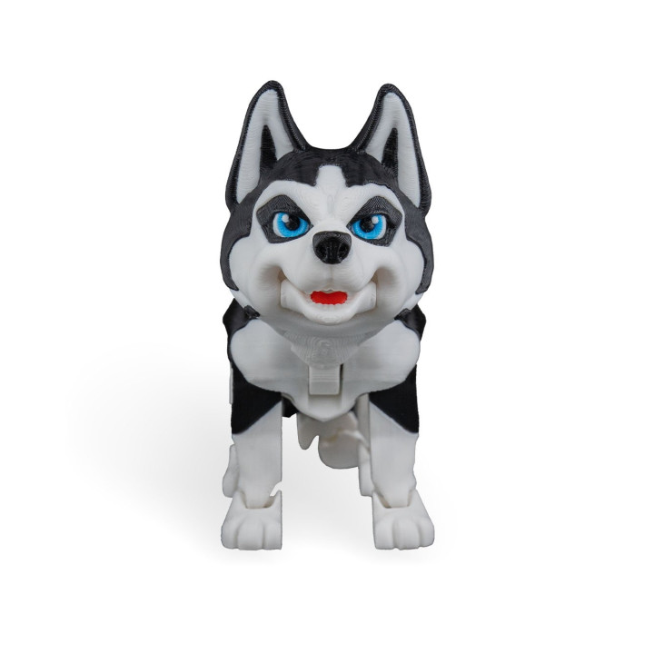 Maya Le Husky – Figurine Articulée Chien Loup