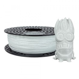 AzureFilm - PLA - Blanc Pailleté  (Glitter White) - 1.75 mm 1 kg | Esp